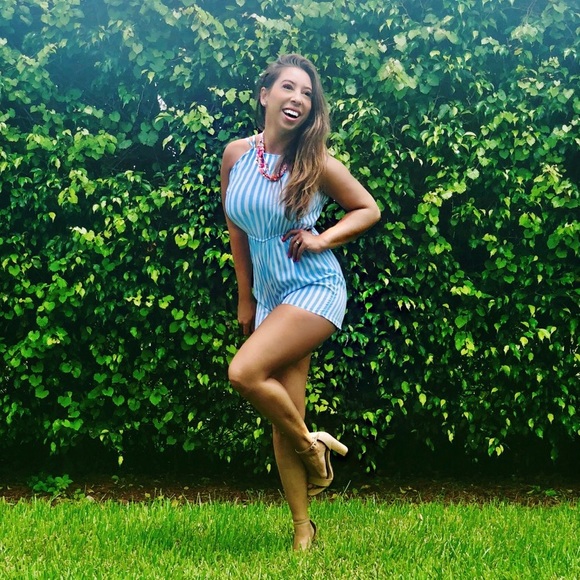 Other - Pinstripe Romper